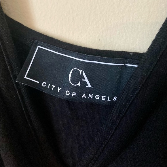 Black and cheetah print maxi dress - Picture 3 of 3